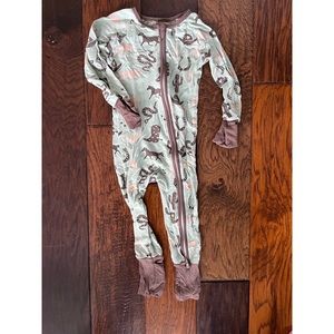 Emerson and Friends Giddyup! Convertible Footie Pajamas (18m - 24m)
